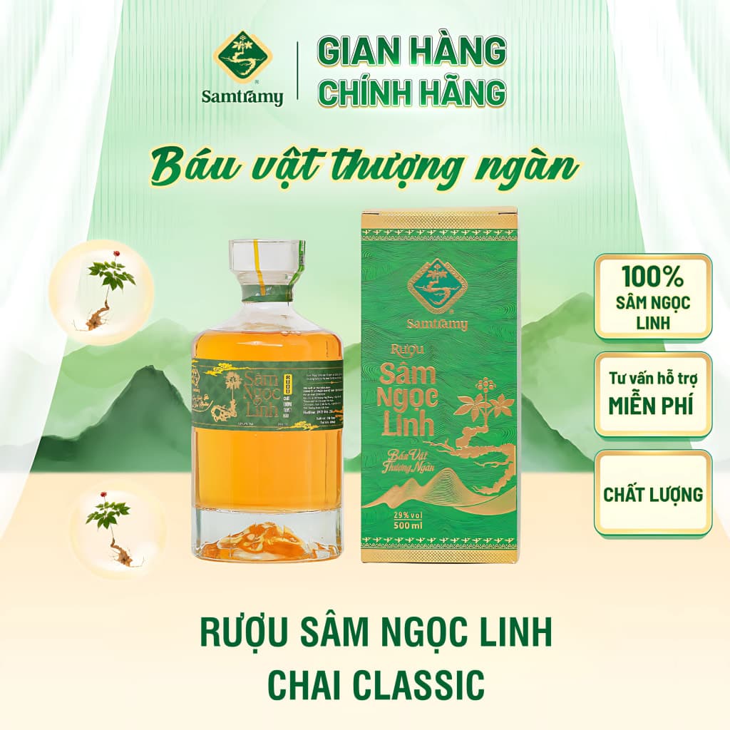 RƯỢU SÂM NGỌC LINH CHAI CLASSIC