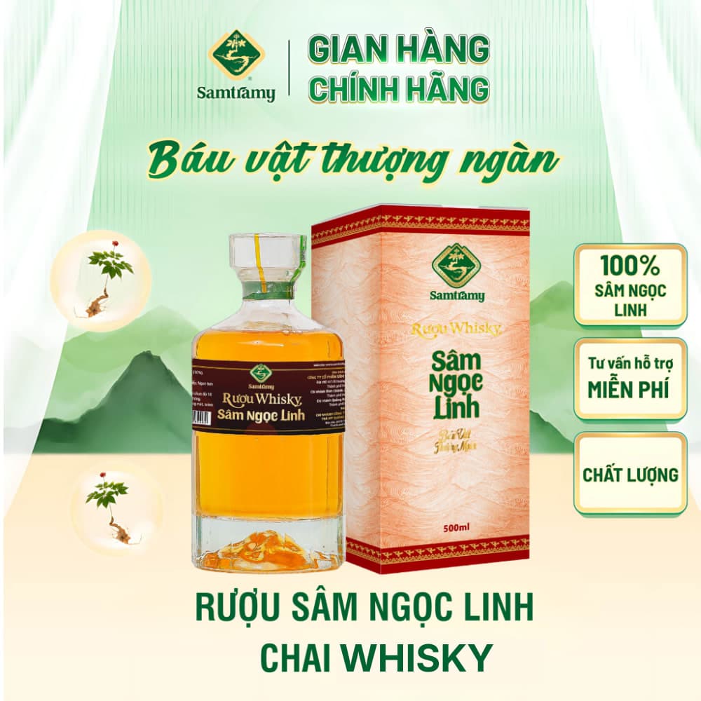 RƯỢU WHISKY SÂM NGỌC LINH